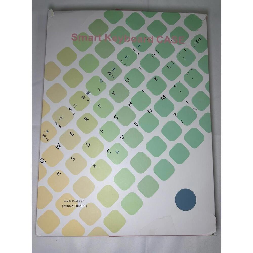 DIVUFUS KEYBOARD CASE FOR iPAD 12.9' - BRAND NEW / OPEN BOX Light Blue